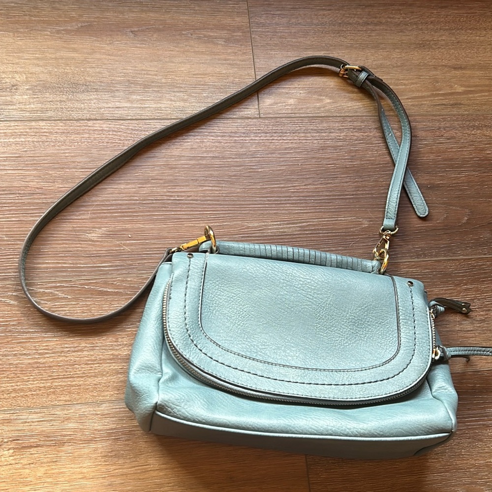 Light Blue Sole Society Rubie Satchel Crossbody